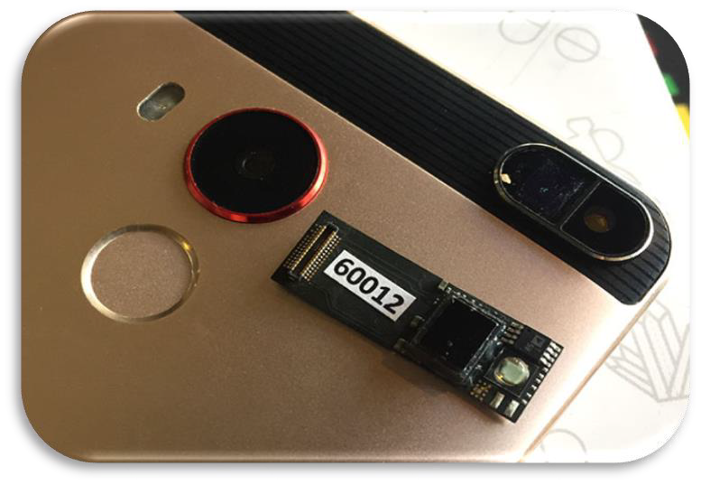 Spectrometer on cheese